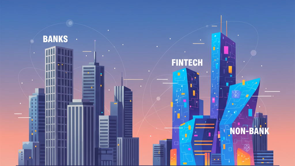 finance companies, fintech platforms, or specialized financial institutions